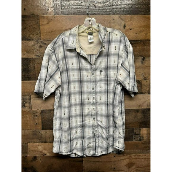 The North Face A5 Series Men's Short Sleeve Button‎ Up Size Large - Picture 1 of 3